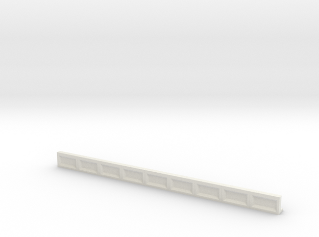 Bahnsteigkante-9er in White Natural Versatile Plastic