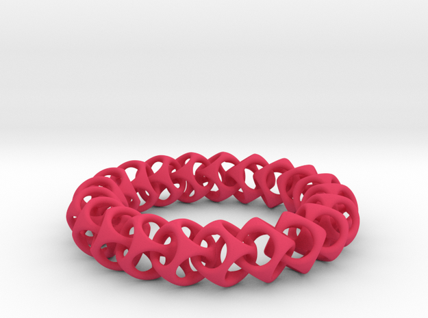 HS Bracelet in Pink Processed Versatile Plastic