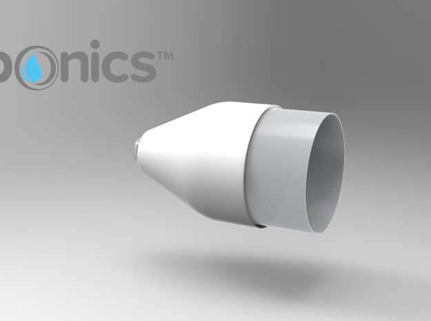 Bottle Sleeve - 3Dponics Drip Hydroponics in White Natural Versatile Plastic