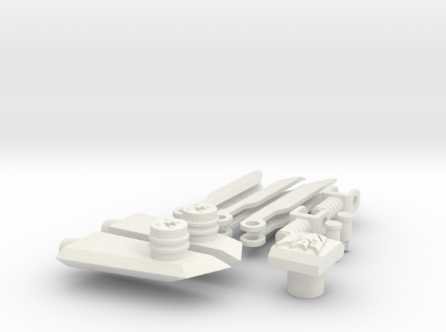 DOTM Voyager Skyhammer Assault kit MEG version in White Natural Versatile Plastic