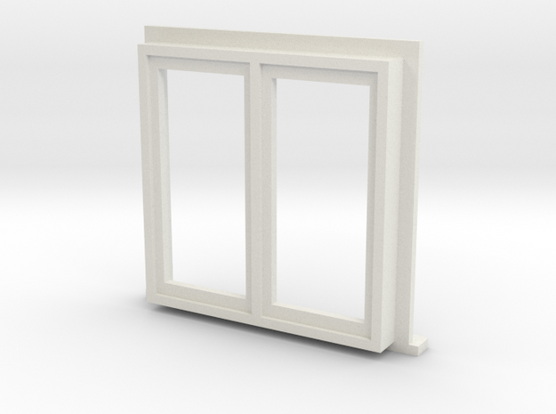 Window Type 4 - 4mm in White Natural Versatile Plastic