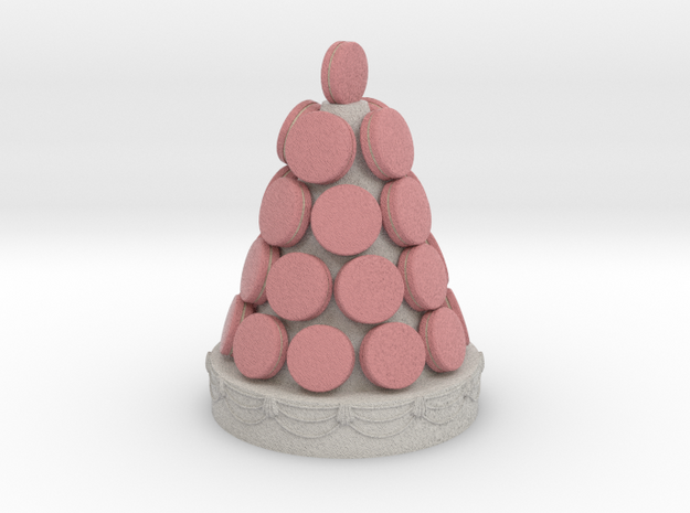 Macarons Tower in Full Color Sandstone