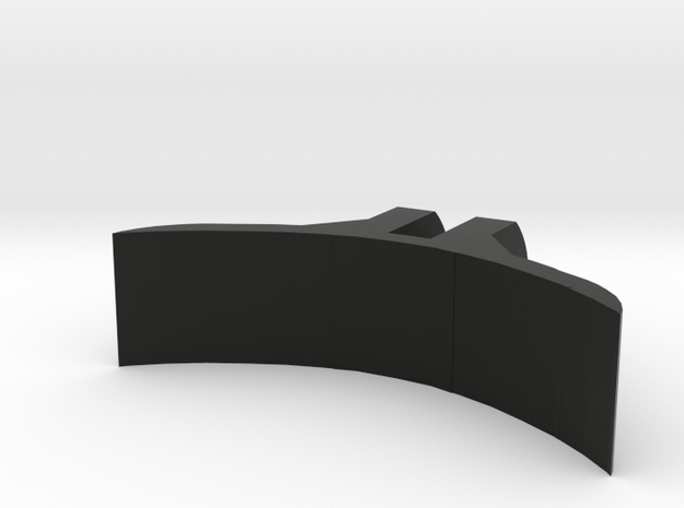 Curved Mount For 52mm Gauge Cup in Black Natural Versatile Plastic