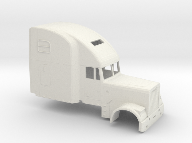 1/87 Freightliner Classic XL High Sleeper Cab in White Natural Versatile Plastic