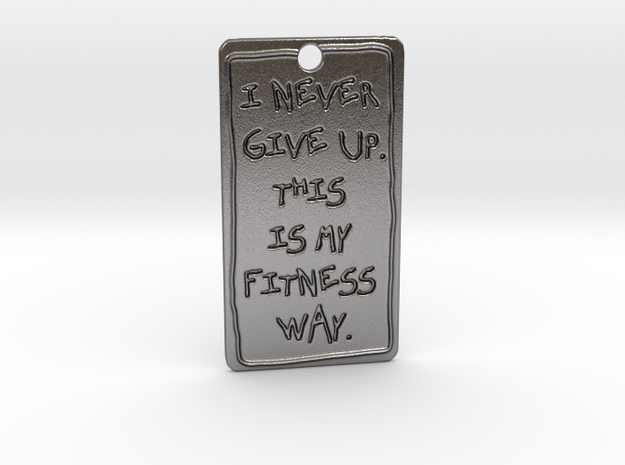 my fitness way in Polished Nickel Steel