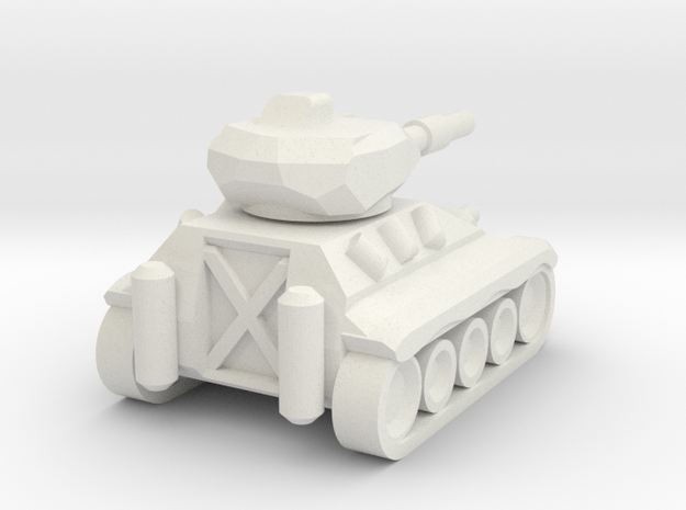 Schützenpanzer Mini in White Natural Versatile Plastic