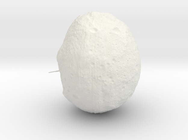 Dwarf Planet Vesta  in White Natural Versatile Plastic