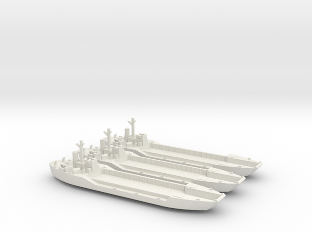 1/600 LCT-4 3 Off in White Natural Versatile Plastic