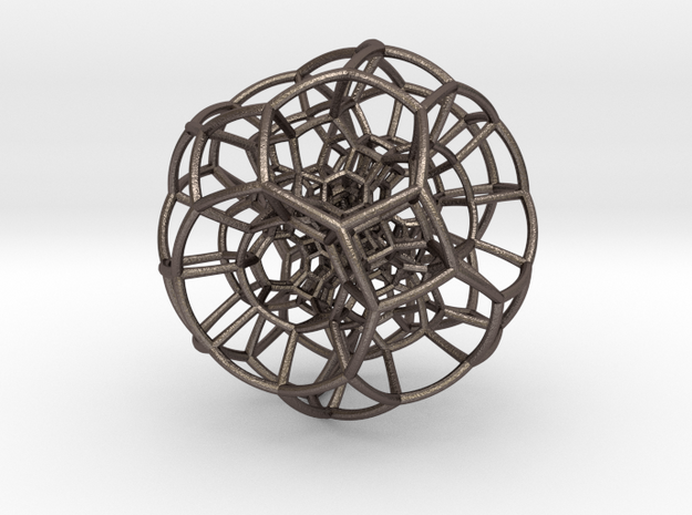 Polytope in Polished Bronzed Silver Steel