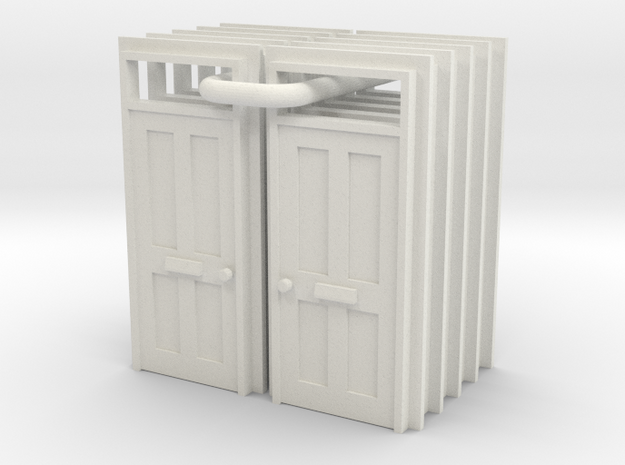 Type 15 Doors X  10 - 4mm in White Natural Versatile Plastic