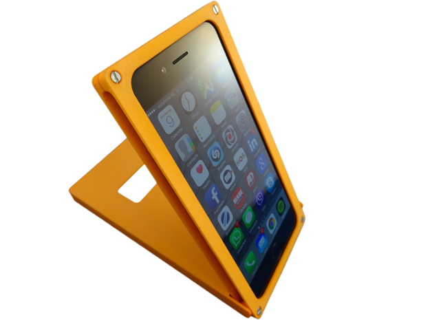 iPhone Flick Cover in Orange Processed Versatile Plastic
