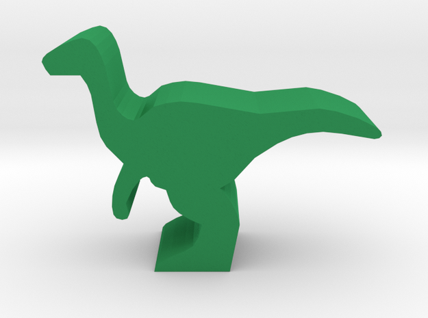 Dino Meeple, Gallimimus in Green Processed Versatile Plastic