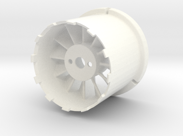 Motor Insert Rev C Mod1 in White Processed Versatile Plastic