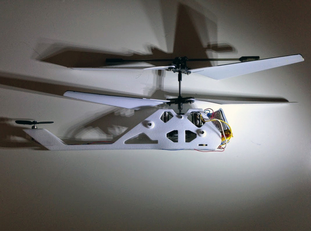 R/C Drone | X2 Helicopter | a Syma S107 Mod in White Natural Versatile Plastic