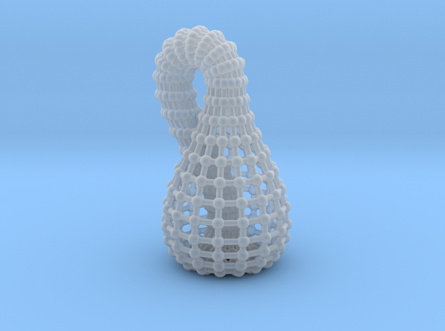 Border Object - Klein Bottle 1 in Smoothest Fine Detail Plastic