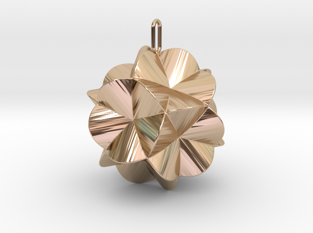 Pendant-c-6-5-30-45-p1o1 in 14k Rose Gold Plated Brass