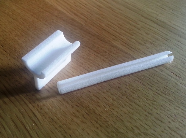 R-Patch Hop up Install Kit - Rod&SandBlock in White Natural Versatile Plastic