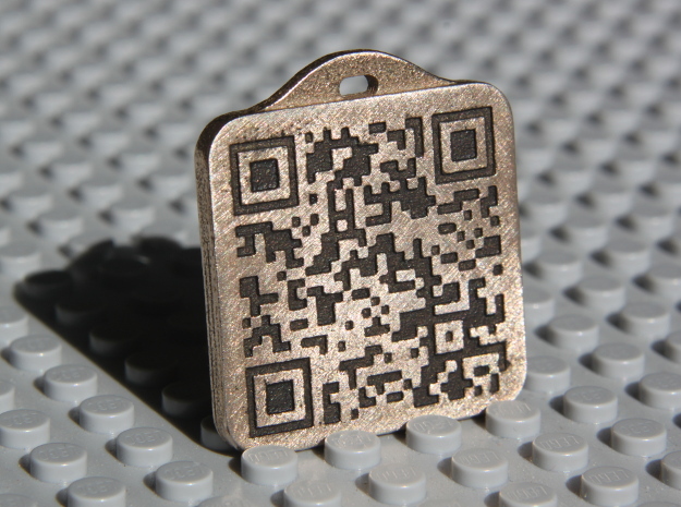 Keychain with Your Own Bitcoin QR code