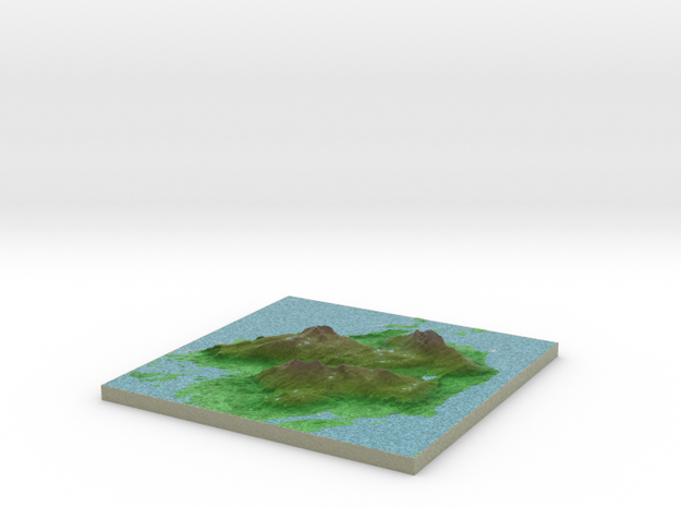 Terrafab generated model Wed May 06 2015 22:18:43  in Full Color Sandstone