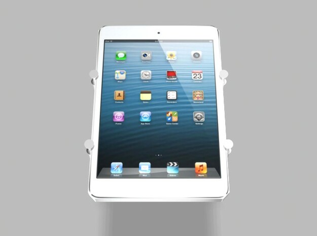 iPad Mini Tablet Universal Tripod Camera Mount in White Natural Versatile Plastic