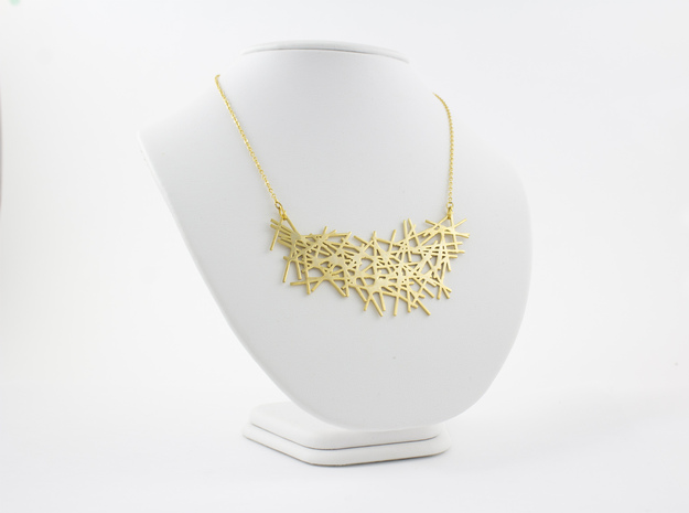 LINES NECKLACE in 18K Gold Plated