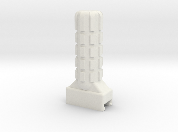 Nerf Fore Grip in White Natural Versatile Plastic