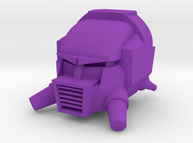 Customatron -  Nephthys Head in Purple Processed Versatile Plastic