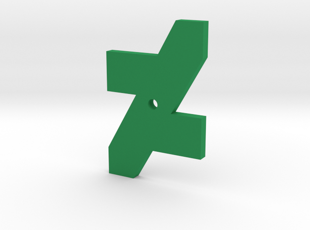 DA Logo 2 Normal CH1 in Green Processed Versatile Plastic