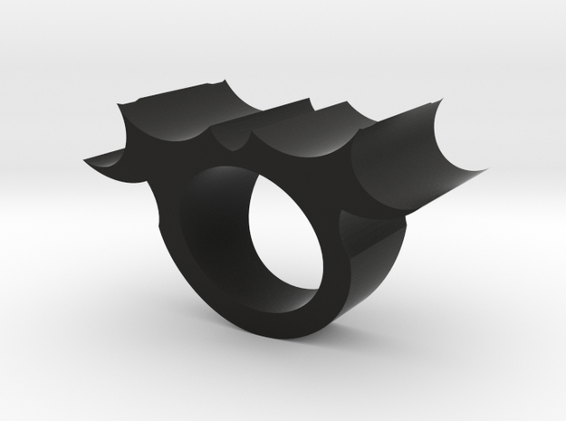 Batman Ring in Black Natural Versatile Plastic