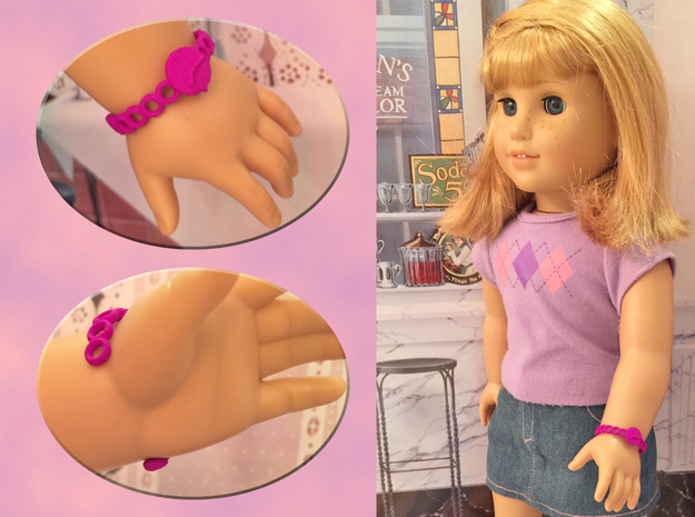 18 Inch Doll Watch in Purple Processed Versatile Plastic