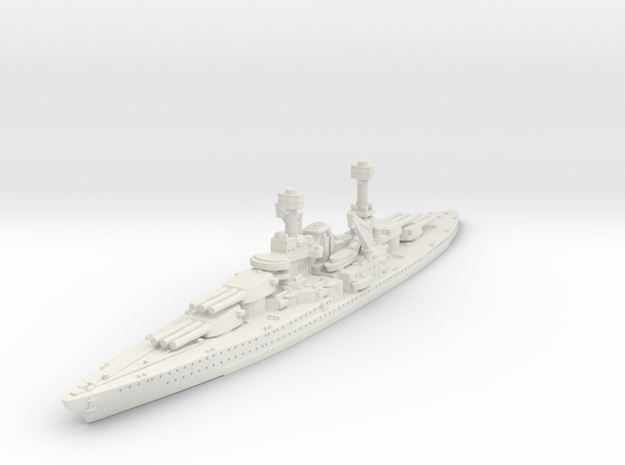 1/1800 USS South Dakota BB (1920) in White Natural Versatile Plastic