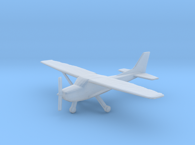 1:400 Cessna C172SP SkyHawk Wheeled Version in Smoothest Fine Detail Plastic