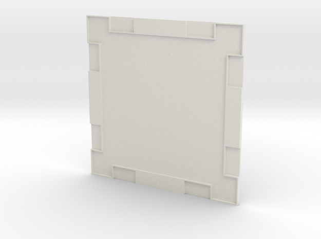 Wall 001a in White Natural Versatile Plastic
