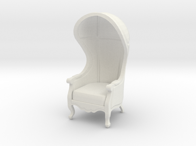 1:48 Quarter Scale Untextured Carrosse Chair