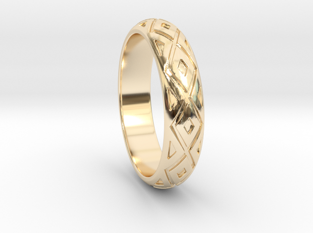 Celtic Ring in 14K Yellow Gold
