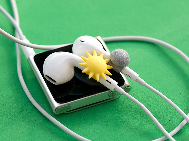 EarPod Earrings | Sun in Yellow Processed Versatile Plastic