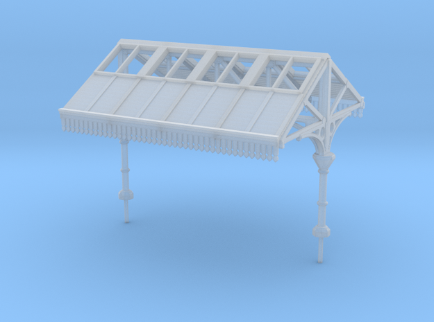 Platform Canopy Section 1 N Scale in Smooth Fine Detail Plastic