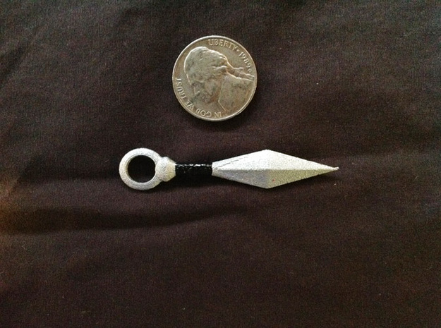 Tiny Kunai  in White Processed Versatile Plastic