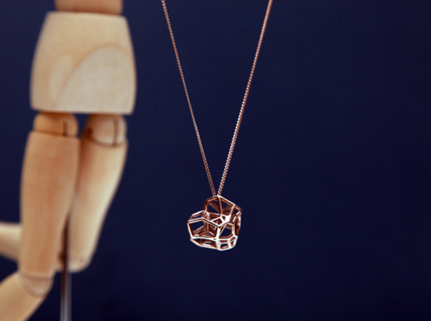 The Little Meteor in 14k Rose Gold Plated Brass