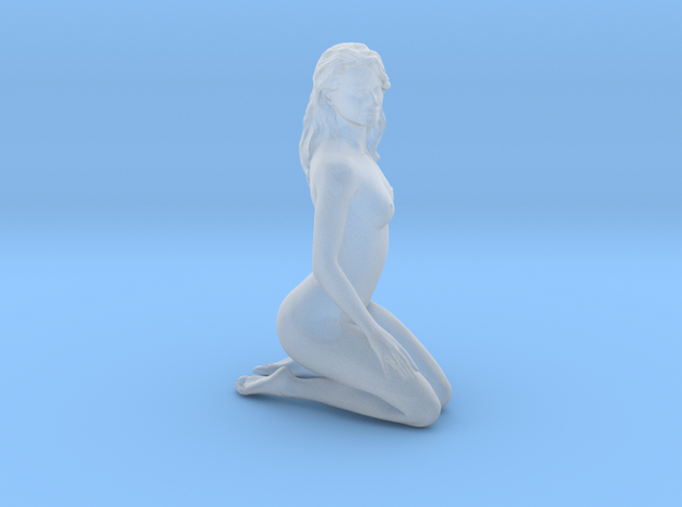 1:64 scale Nude knealing in Smoothest Fine Detail Plastic