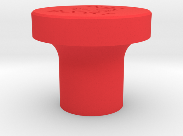 Hurricane Emergency Boost Button in Red Processed Versatile Plastic