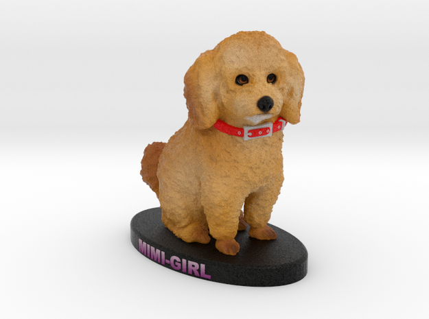 Custom Dog Figurine - Mimi in Full Color Sandstone