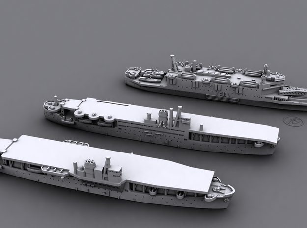 48JN06 IJN Amphibious Assault Ships (Set1)* in Tan Fine Detail Plastic