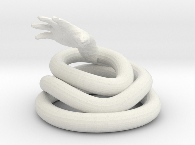 Hand from Hell  in White Natural Versatile Plastic