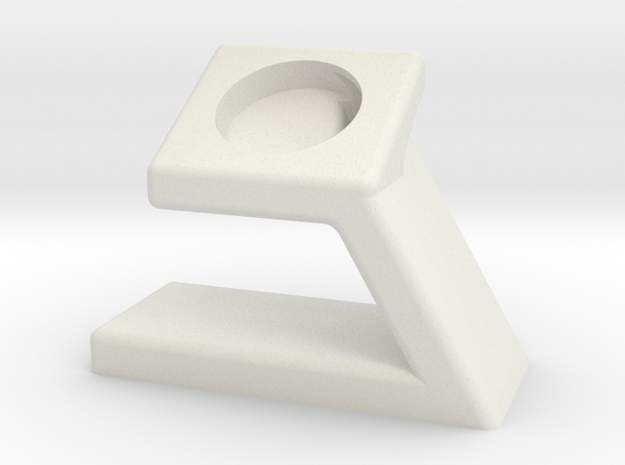 Apple Watch Stand in White Natural Versatile Plastic