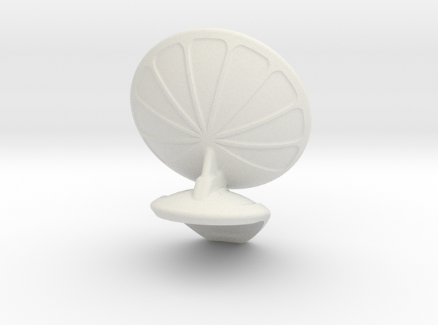 Observation Post Radar Top in White Natural Versatile Plastic
