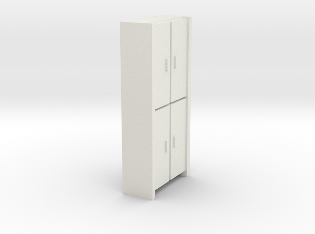 A 005 Schrank cupboard HO 1:87 in White Natural Versatile Plastic