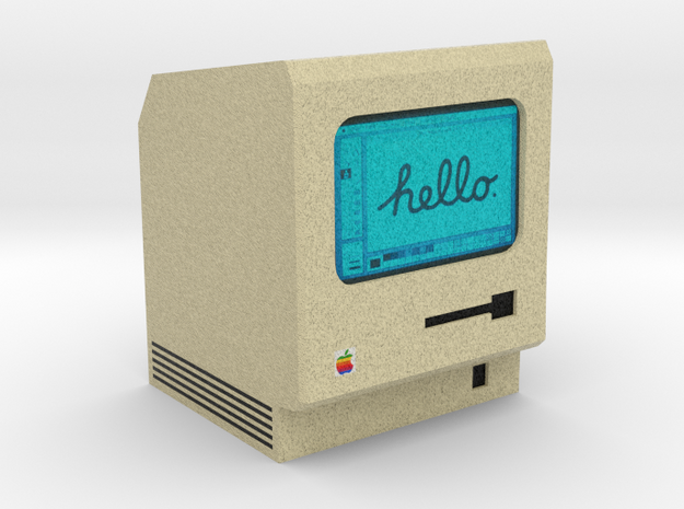 Macintosh Computer Desk Accessory in Full Color Sandstone