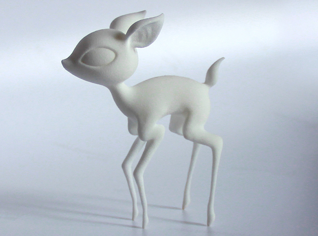 Baby Deer! in White Natural Versatile Plastic