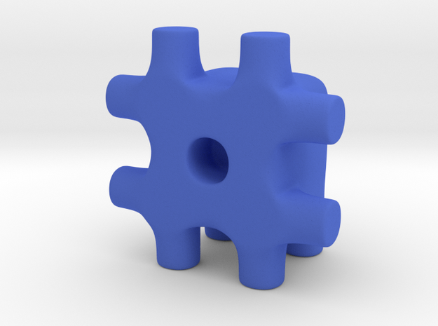 Tiny Hash Ugly Friend in Blue Processed Versatile Plastic